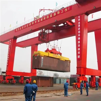 Контейнер козловий кран